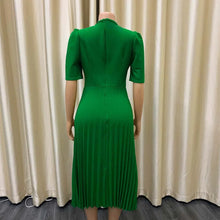 Load image into Gallery viewer, Elegant Pleated Office Dresses