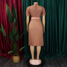 Load image into Gallery viewer, Elegant Luxury Pleated Lace Dresses