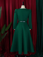 Load image into Gallery viewer, Short Sleeve Split bodycon ruffles midi prom Dress