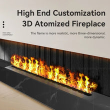 Load image into Gallery viewer, Smart Home 3D Atomized Fireplace with LED Colorful Flame