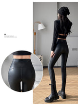 Load image into Gallery viewer, Matte Leather Leggings