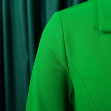 Load image into Gallery viewer, Notched Collar Full Sleeve Sashes Pleated Dress