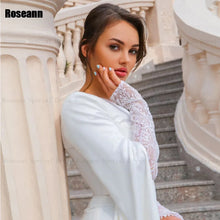 Load image into Gallery viewer, Applique Lace A-line Wedding Dress