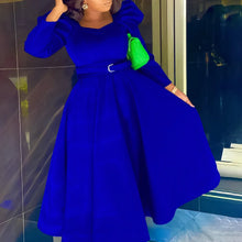 Load image into Gallery viewer, Short Sleeve Split bodycon ruffles midi prom Dress