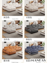 Load image into Gallery viewer, Premium Italian Genuine Leather Sofa Set