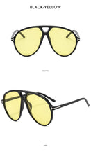 Load image into Gallery viewer, Luxury Brand Oversized Sunglasses women Men Retro Pilot Ins Trending Sun Glasses Driving Shades UV400 Eyeglasse