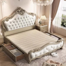 Load image into Gallery viewer, European Double Luxury Aesthetic Princess Bed