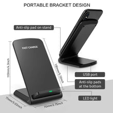 Load image into Gallery viewer, Magnetic Wireless Charging Stand for iPhone 15/14/13/12, iWatch Ultra/8/7/6/5, AirPods 3/2/Pro, Samsung