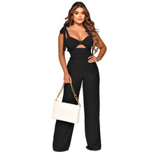 Load image into Gallery viewer, Bowknot Sleeveless Jumpsuit