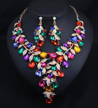 Load image into Gallery viewer, Exaggerated Rhinestone Jewelry Set