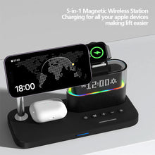 Load image into Gallery viewer, Magnetic Wireless Charging Stand for iPhone 15/14/13/12, iWatch Ultra/8/7/6/5, AirPods 3/2/Pro, Samsung