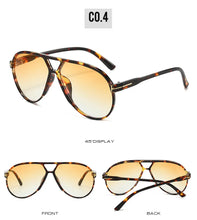Load image into Gallery viewer, Retro Large Pilot Sunglasses