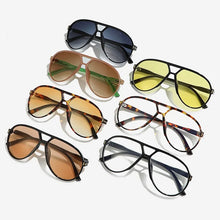 Load image into Gallery viewer, Retro Large Pilot Sunglasses