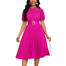 Load image into Gallery viewer, Elegant Luxury Pleated Lace Dresses