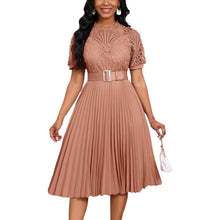 Load image into Gallery viewer, Elegant Luxury Pleated Lace Dresses