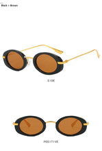 Load image into Gallery viewer, Retro Oval Sunglasses