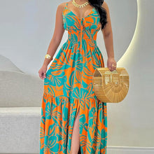 Load image into Gallery viewer, Floral Print Long Dress