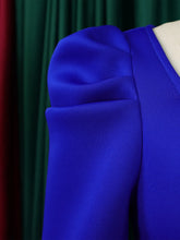 Load image into Gallery viewer, Short Sleeve Split bodycon ruffles midi prom Dress