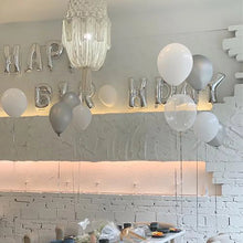 Load image into Gallery viewer, 63pcs Silver White Bride To Be Foil Balloons