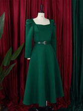 Load image into Gallery viewer, Short Sleeve Split bodycon ruffles midi prom Dress