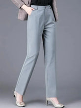 Load image into Gallery viewer, Elegant Slim Fit Office Suit Pants