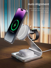 Load image into Gallery viewer, Bonola Magnetic 3 in 1 Wireless Charger for iPhone