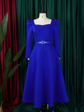 Load image into Gallery viewer, Short Sleeve Split bodycon ruffles midi prom Dress