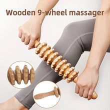 Load image into Gallery viewer, Natural Wooden Lymphatic Drainage Massager
