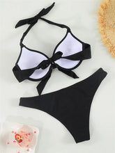 Load image into Gallery viewer, Brazilian Print Bikini Set Push Up Swimsuit