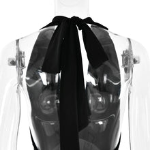 Load image into Gallery viewer, Sexy Backless High Slit Halter Dress