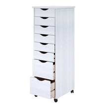 Load image into Gallery viewer, White 7-Drawer Storage Cabinet