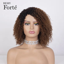 Load image into Gallery viewer, Short Afro Human Hair Wigs