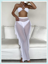 Load image into Gallery viewer, 3-Piece Floral Print Knot Front Bikinis