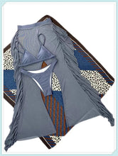 Load image into Gallery viewer, 3-Piece Floral Print Knot Front Bikinis