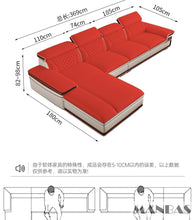 Load image into Gallery viewer, Premium Italian Genuine Leather Sofa Set