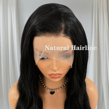 Load image into Gallery viewer, Black 13*4 Body Wave Lace Front Wig