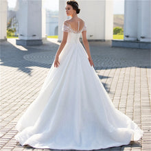 Load image into Gallery viewer, V-neck Custom Wedding Dress