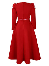 Load image into Gallery viewer, Short Sleeve Split bodycon ruffles midi prom Dress