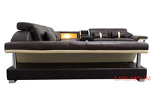 Load image into Gallery viewer, Modern Minimalist Genuine Leather Sectional Sofa