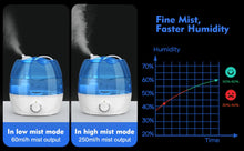 Load image into Gallery viewer, 2.6L Quiet Ultrasonic Aroma care Cool Mist Air Humidifier