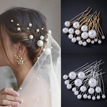 Load image into Gallery viewer, Pearl Hairpins