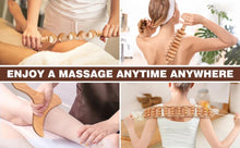 Load image into Gallery viewer, Natural Wooden Lymphatic Drainage Massager