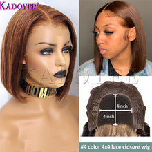 Load image into Gallery viewer, Brazilian Straight Colored Human Hair Wig