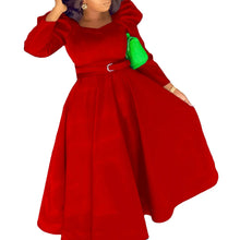 Load image into Gallery viewer, Short Sleeve Split bodycon ruffles midi prom Dress