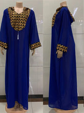 Load image into Gallery viewer, Hooded Abaya Knitted Kaftan Evening Dresses