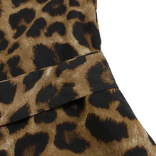 Load image into Gallery viewer, Long-Sleeve Leopard Dresses