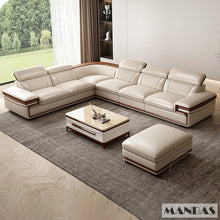 Load image into Gallery viewer, Premium Italian Genuine Leather Sofa Set