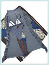 Load image into Gallery viewer, 3-Piece Floral Print Knot Front Bikinis