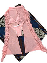 Load image into Gallery viewer, 3-Piece Floral Print Knot Front Bikinis