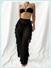 Load image into Gallery viewer, 3-Piece Floral Print Knot Front Bikinis